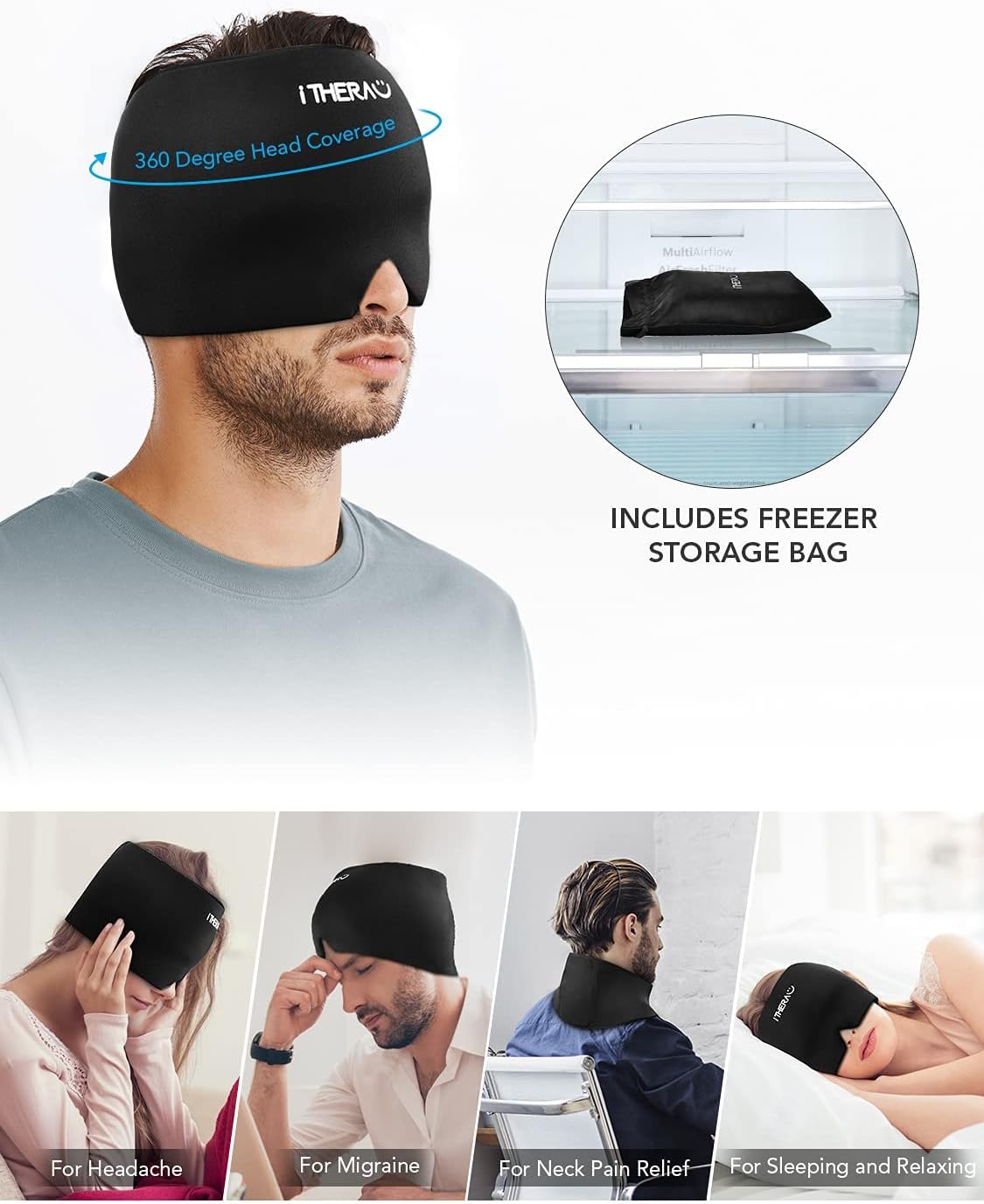 SizoSoothe - Cold&Hot Compression Therapy Relaxation Cap